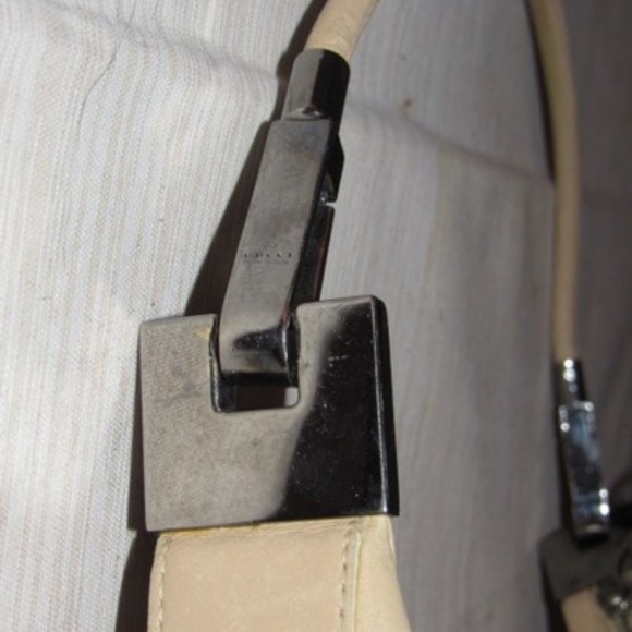 GUCCI Vintage Ivory Leather Hobo Bag - Picture 7 of 8